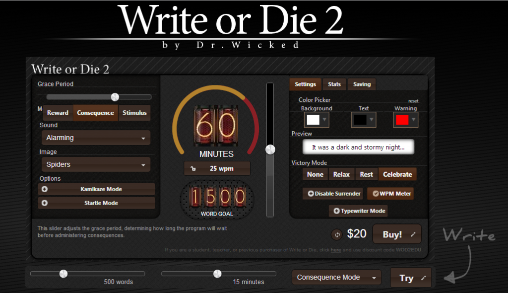 Write or Die 2